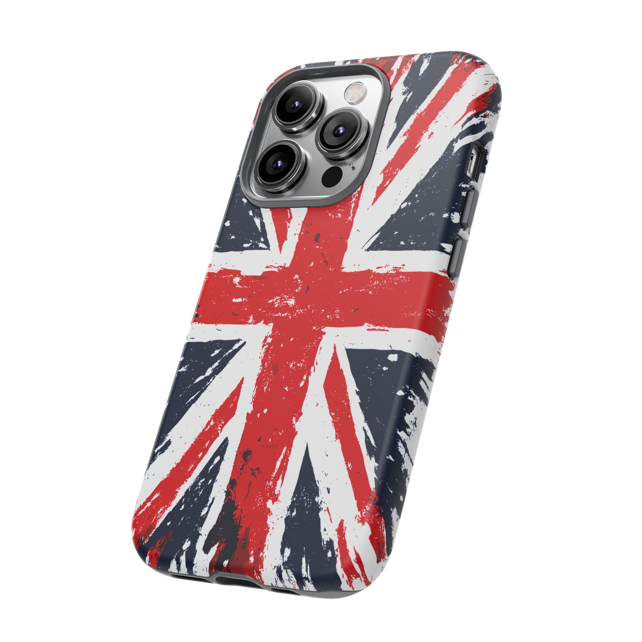 Union Jack Phone Case — Distressed British Flag Tough Case