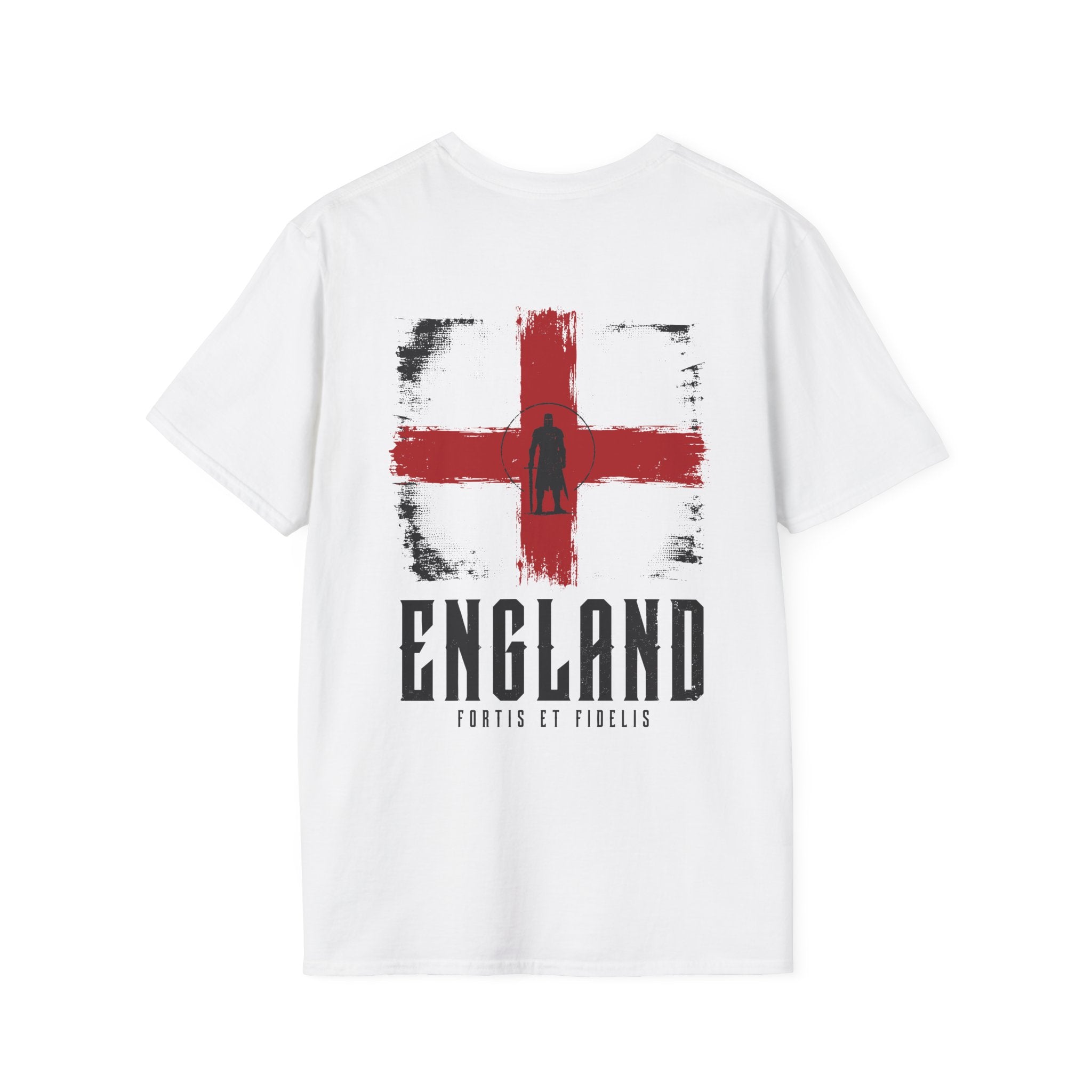 Copy of England St. George Flag T-Shirt — Vintage Distressed Football Supporter Tee