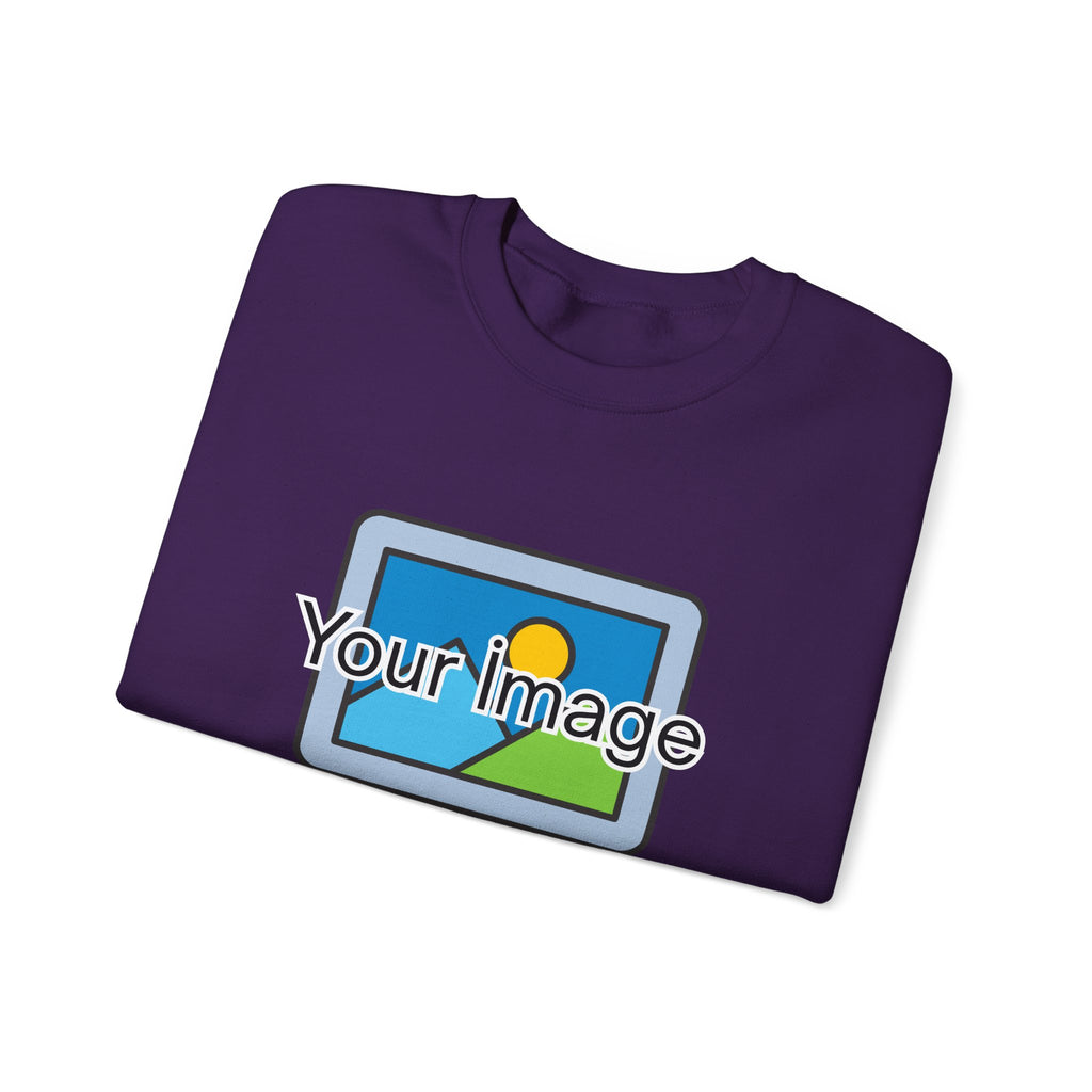 Personalized Image & Text Sweatshirt