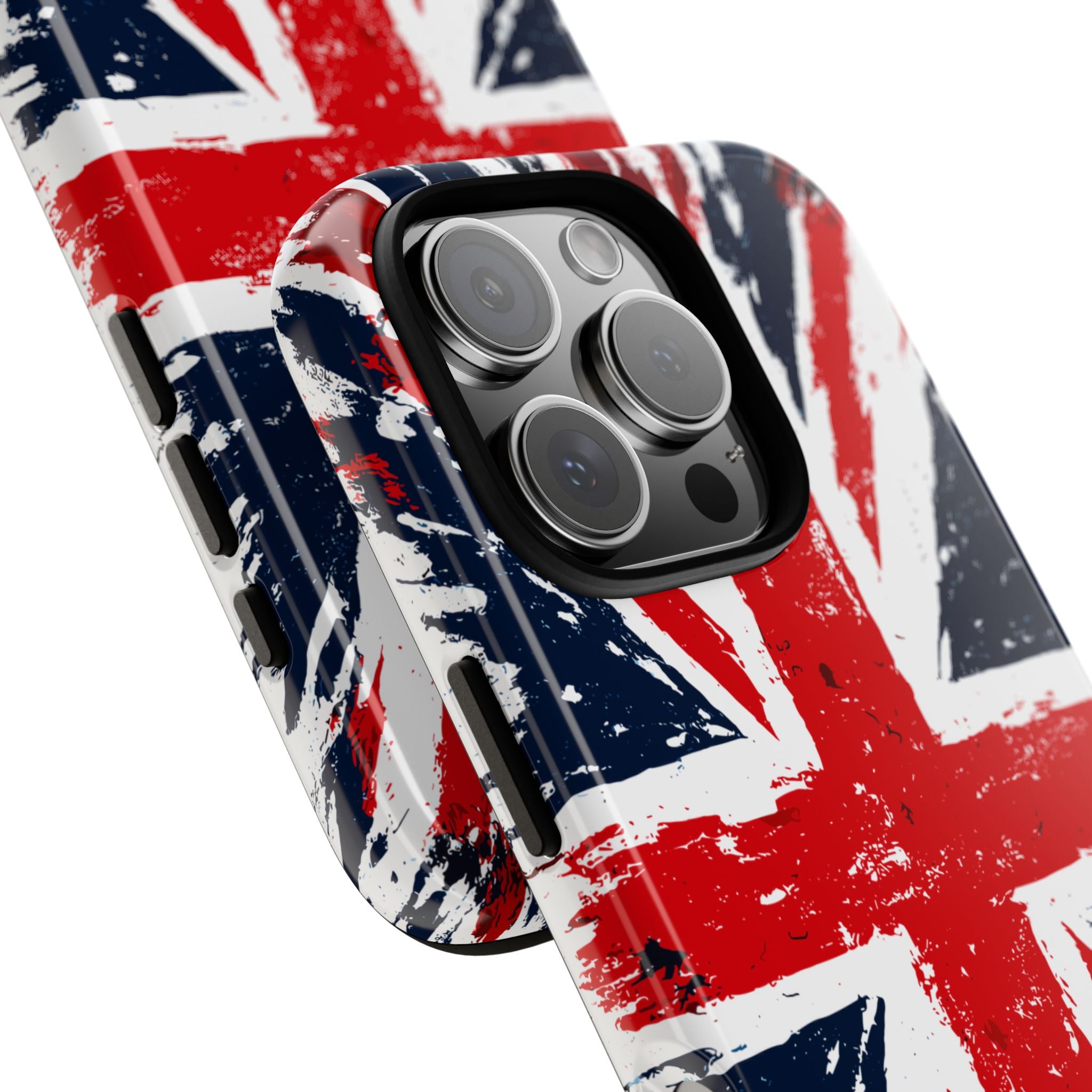 Union Jack Phone Case — Distressed British Flag Tough Case