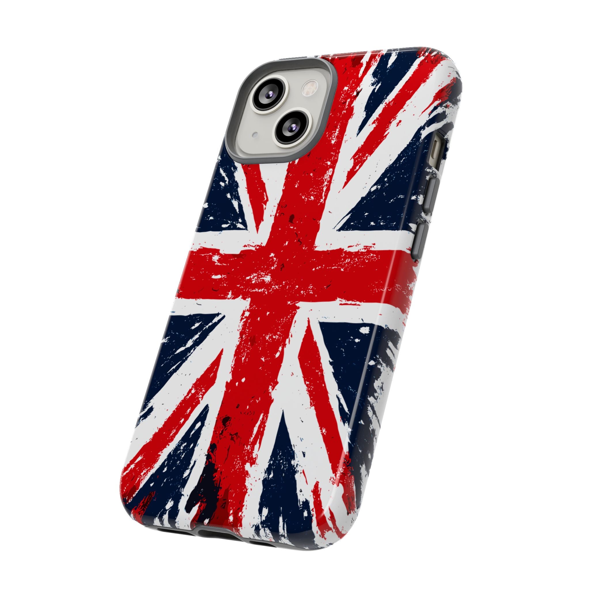 Union Jack Phone Case — Distressed British Flag Tough Case