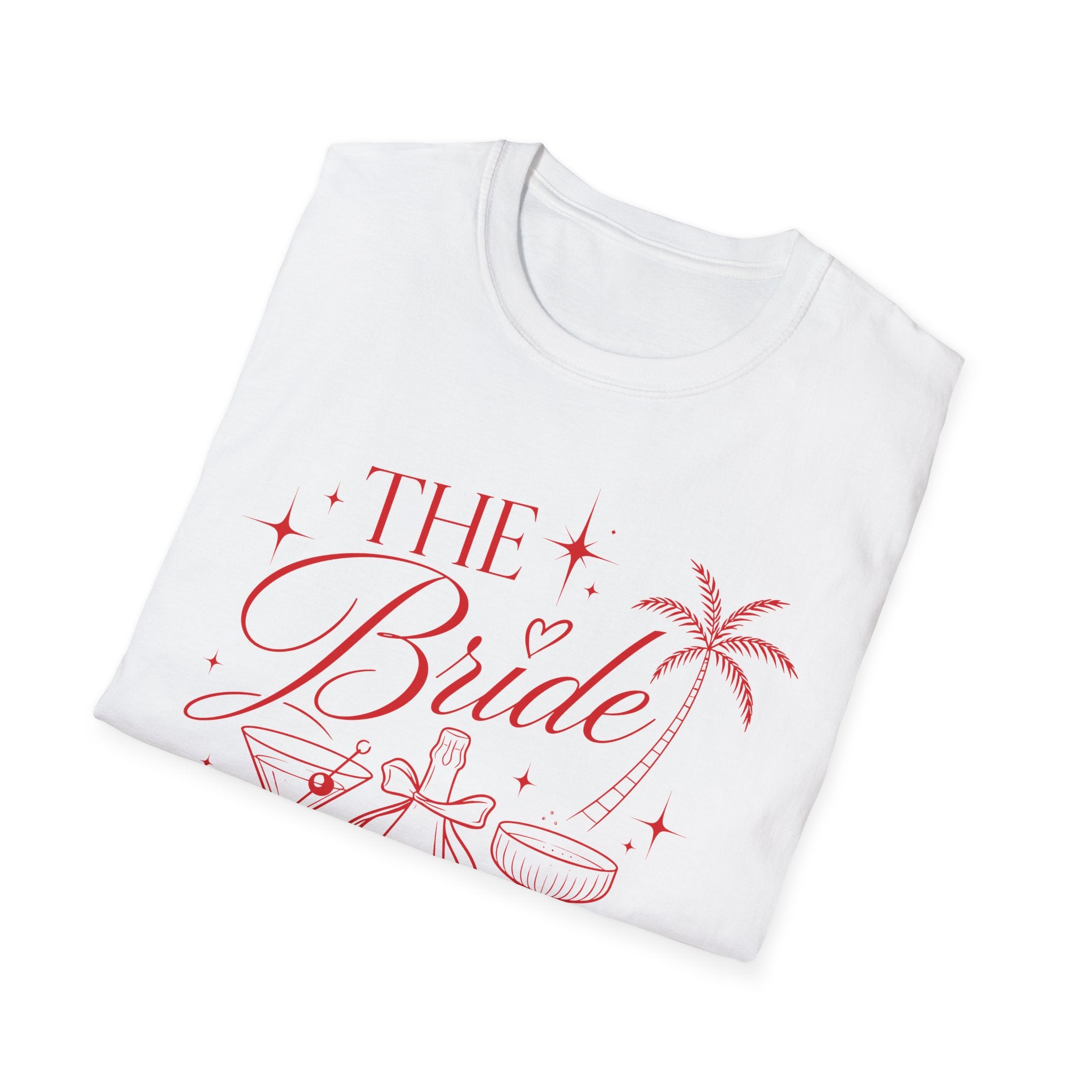 Bride Hen Party T-Shirt — 'The Bride' Bachelorette Tee (Custom Name Option)