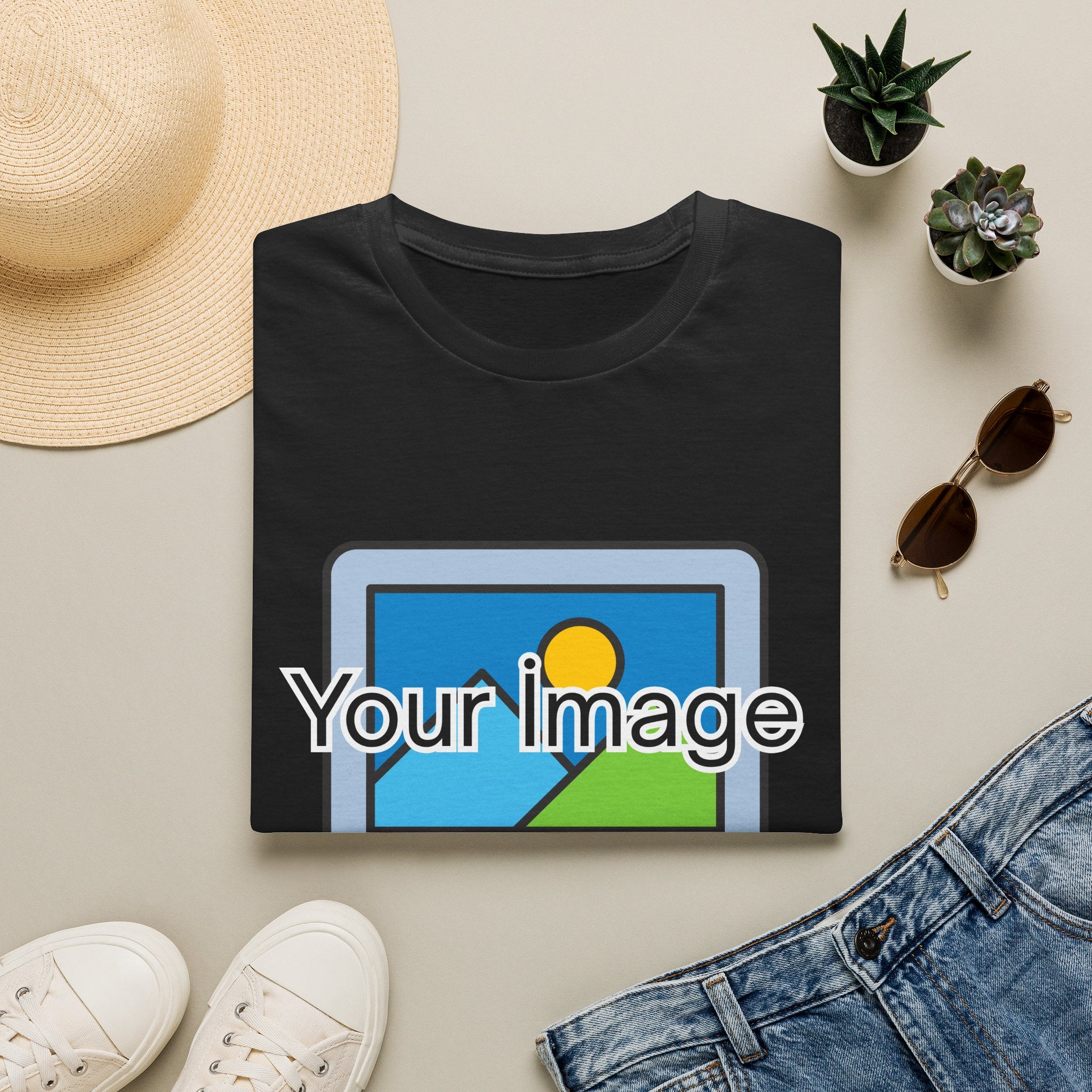 Unisex Custom Photo T-Shirt — Personalized Image & Text Tee