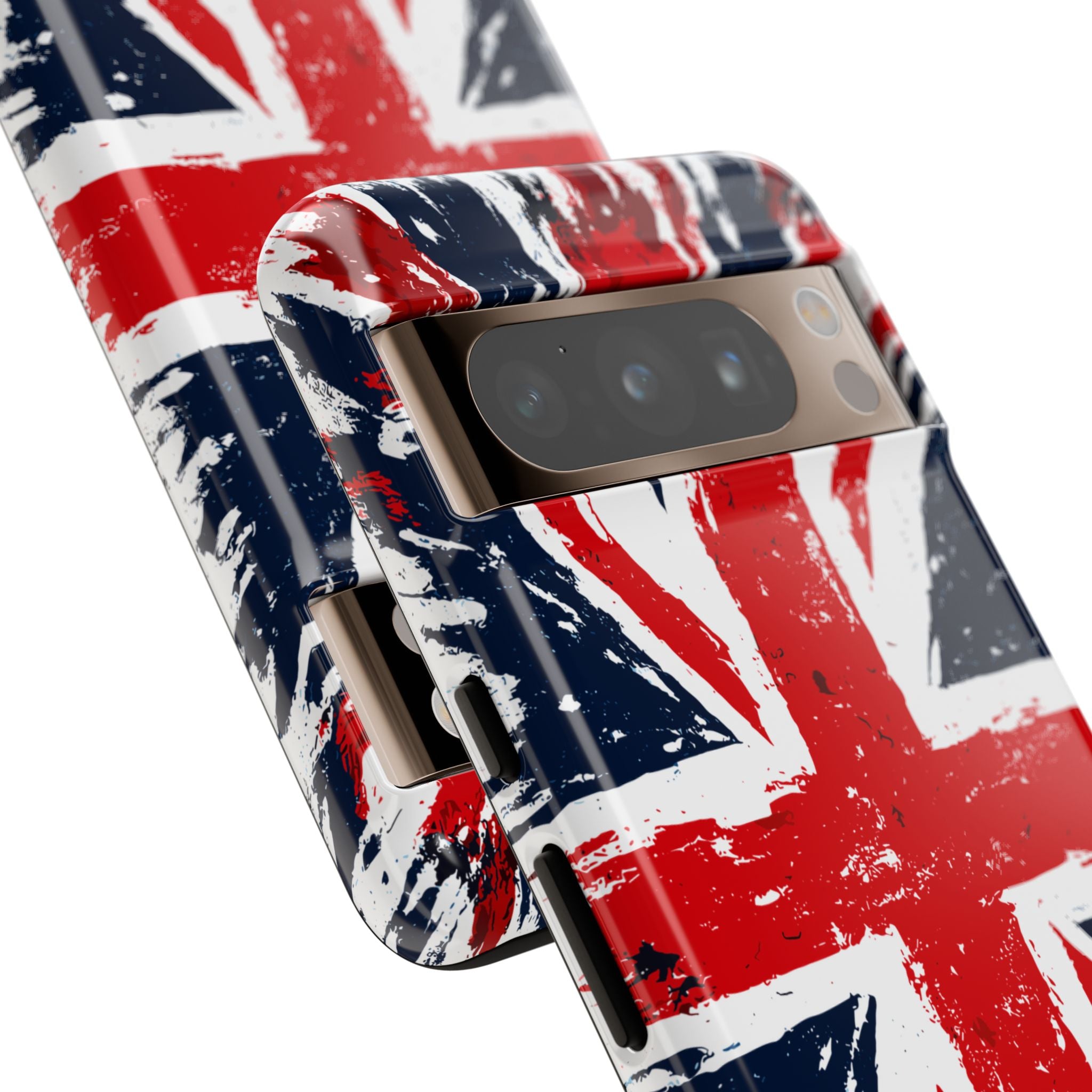 Union Jack Phone Case — Distressed British Flag Tough Case