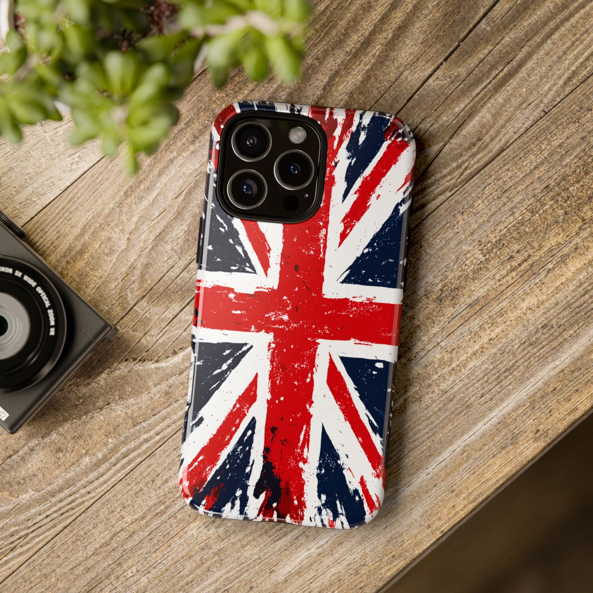 Union Jack Phone Case — Distressed British Flag Tough Case
