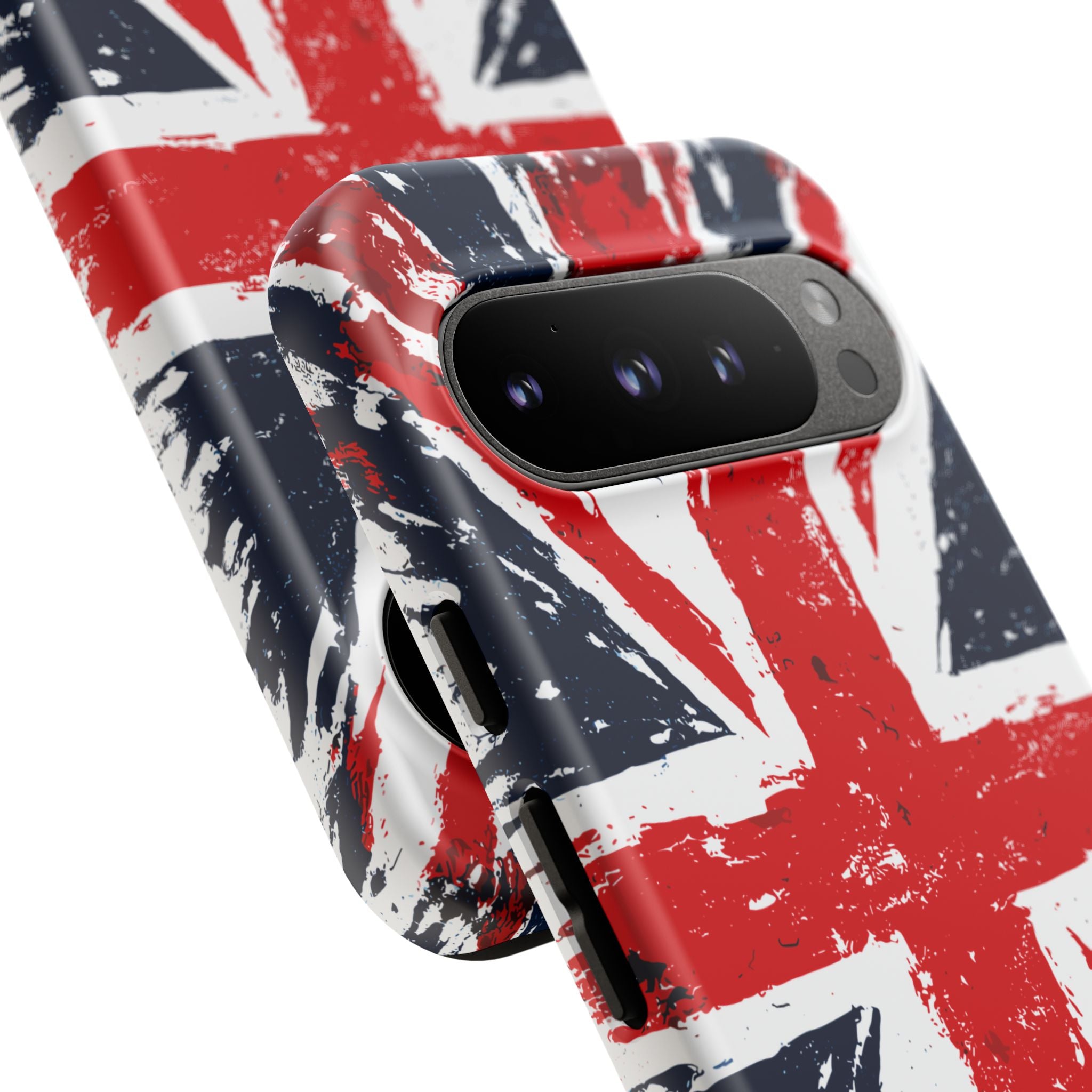 Union Jack Phone Case — Distressed British Flag Tough Case