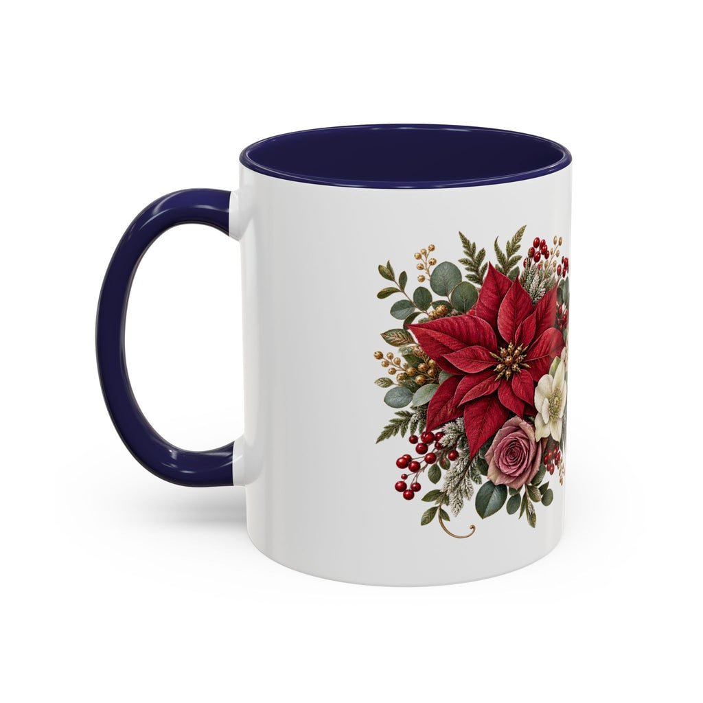 Blooming With Christmas Joy Floral Christmas Mug