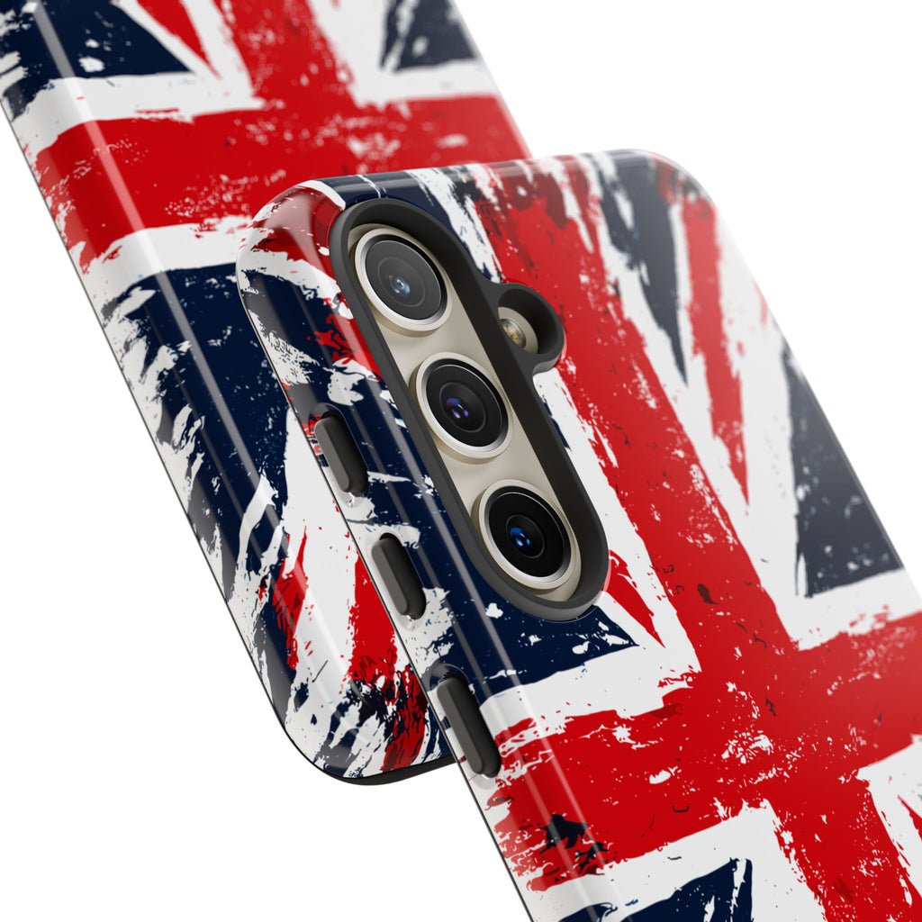 Union Jack Phone Case — Distressed British Flag Tough Case