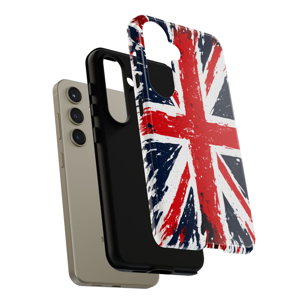 Union Jack Phone Case — Distressed British Flag Tough Case