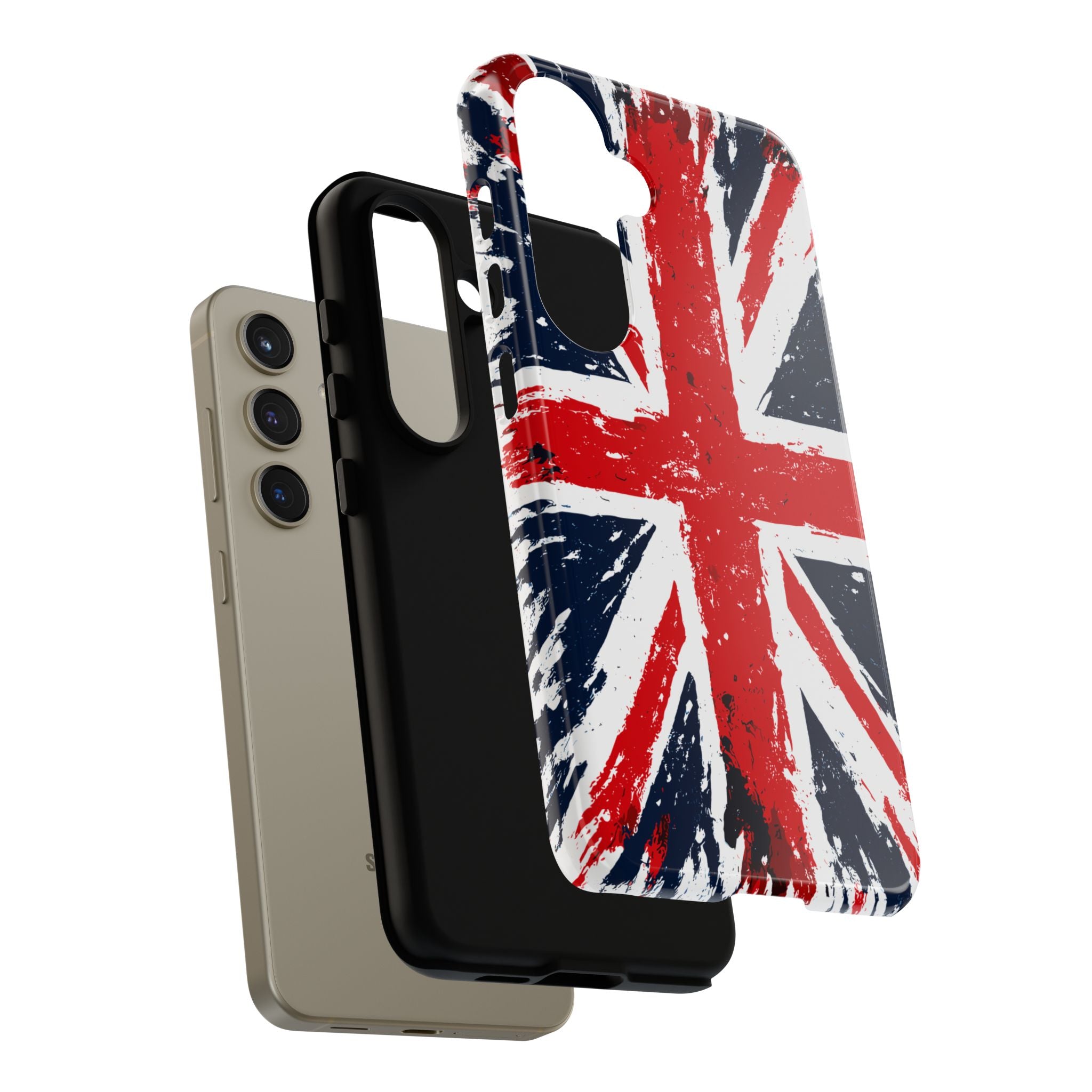 Union Jack Phone Case — Distressed British Flag Tough Case