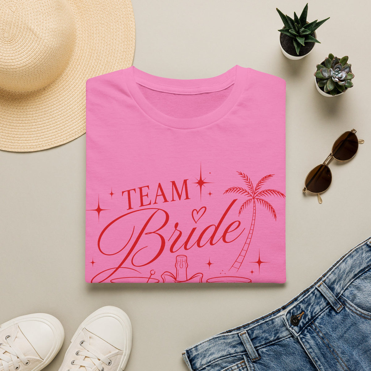Team Bride T-Shirt — Personalized Hen Party Top