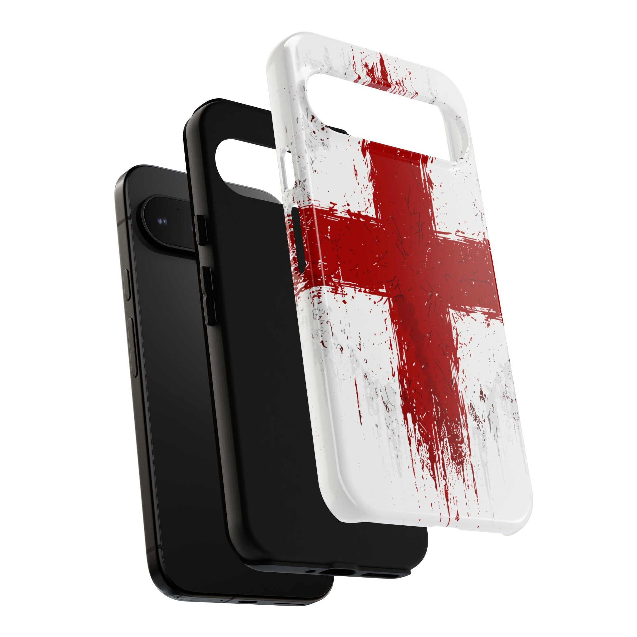 Phone Case - Distressed England St. George's Cross Patriotic Tough Case